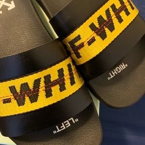 Off white slides